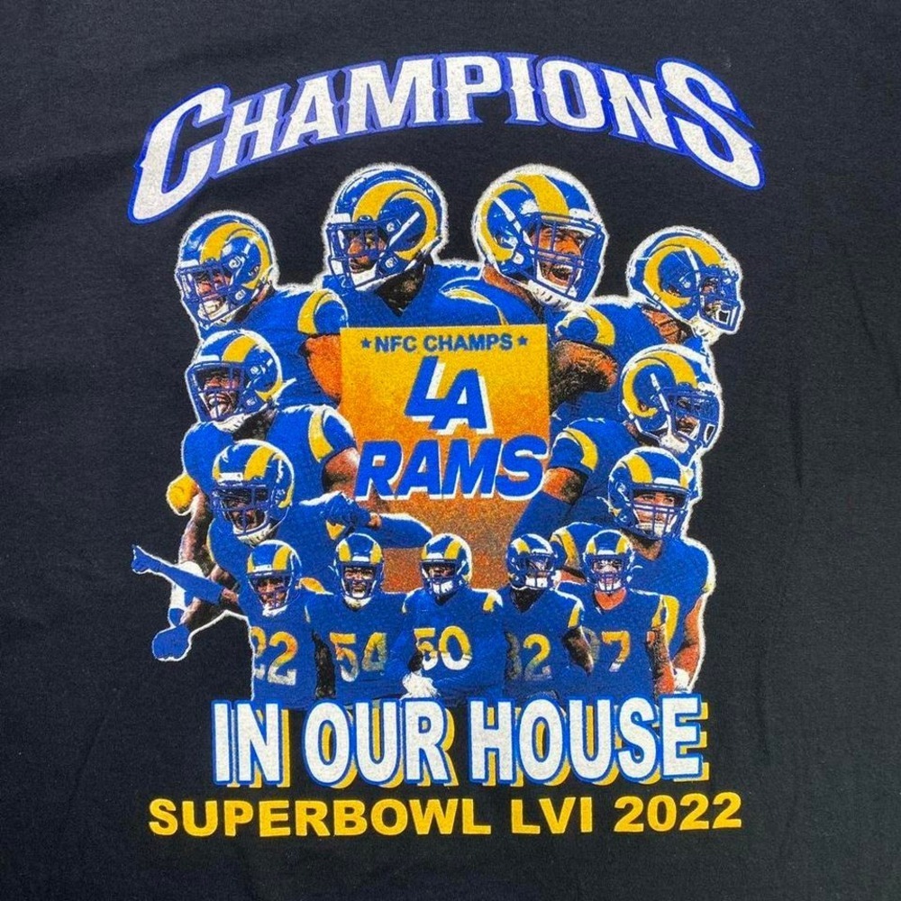 LA Rams football shirt‎ - 2022 NFC champions